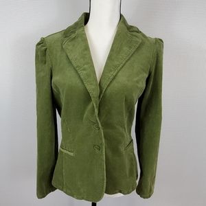 Green corduroy jacket size M